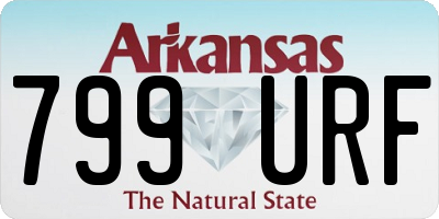 AR license plate 799URF