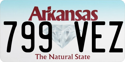AR license plate 799VEZ