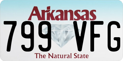 AR license plate 799VFG