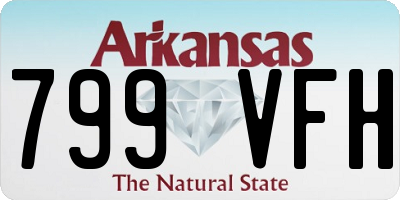 AR license plate 799VFH
