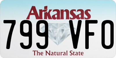 AR license plate 799VFO
