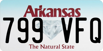 AR license plate 799VFQ