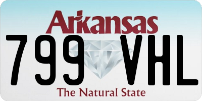 AR license plate 799VHL