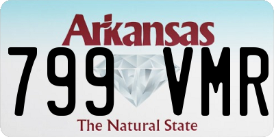 AR license plate 799VMR