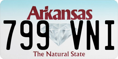 AR license plate 799VNI