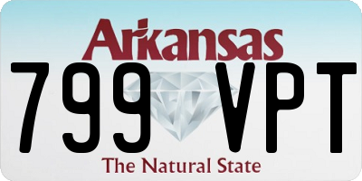 AR license plate 799VPT