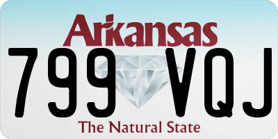 AR license plate 799VQJ