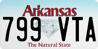 AR license plate 799VTA