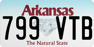AR license plate 799VTB