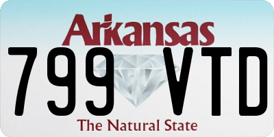 AR license plate 799VTD