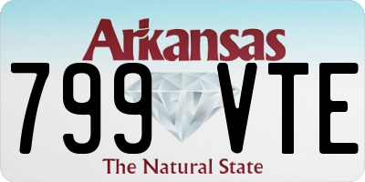 AR license plate 799VTE