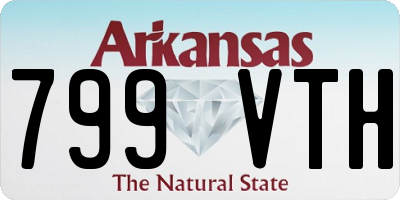 AR license plate 799VTH