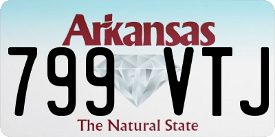 AR license plate 799VTJ
