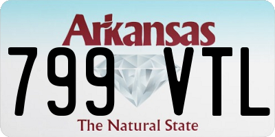 AR license plate 799VTL