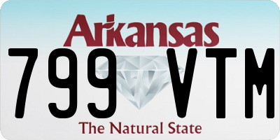 AR license plate 799VTM