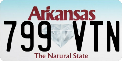 AR license plate 799VTN
