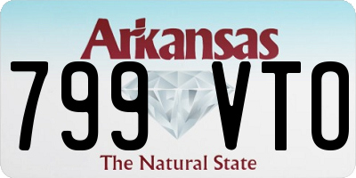 AR license plate 799VTO