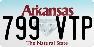AR license plate 799VTP
