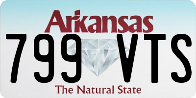 AR license plate 799VTS