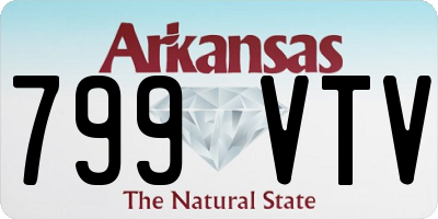 AR license plate 799VTV