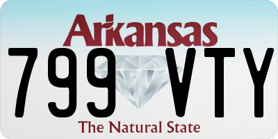 AR license plate 799VTY
