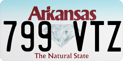 AR license plate 799VTZ