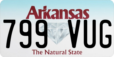 AR license plate 799VUG