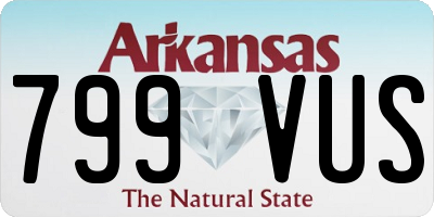 AR license plate 799VUS