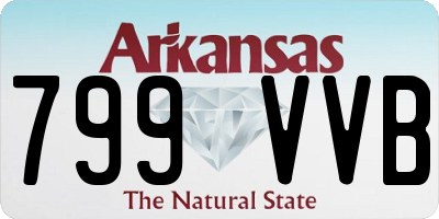 AR license plate 799VVB