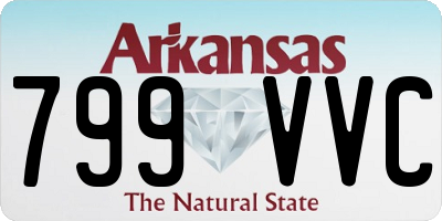 AR license plate 799VVC