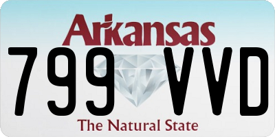 AR license plate 799VVD