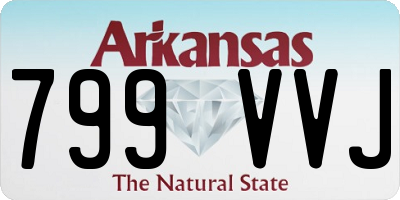 AR license plate 799VVJ