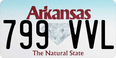 AR license plate 799VVL