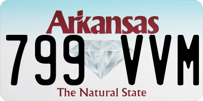 AR license plate 799VVM