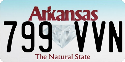 AR license plate 799VVN