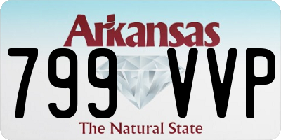 AR license plate 799VVP