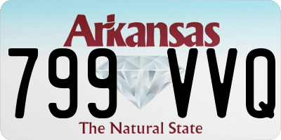 AR license plate 799VVQ