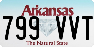 AR license plate 799VVT