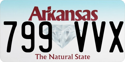 AR license plate 799VVX