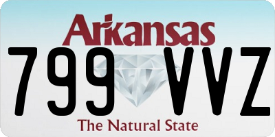AR license plate 799VVZ