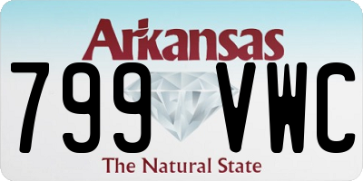 AR license plate 799VWC