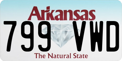 AR license plate 799VWD