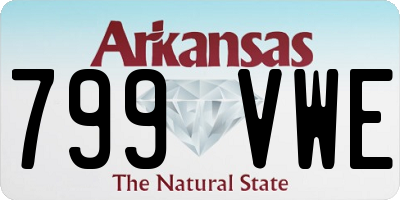 AR license plate 799VWE