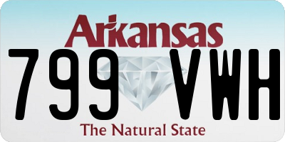 AR license plate 799VWH
