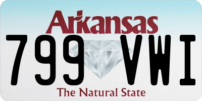 AR license plate 799VWI