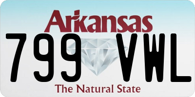 AR license plate 799VWL