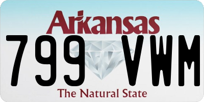 AR license plate 799VWM