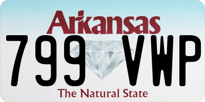 AR license plate 799VWP