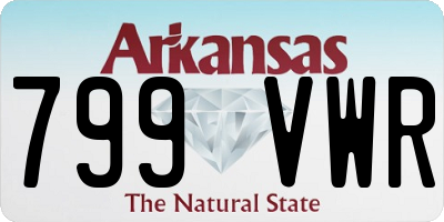 AR license plate 799VWR