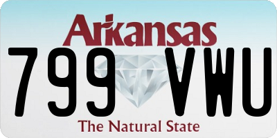AR license plate 799VWU